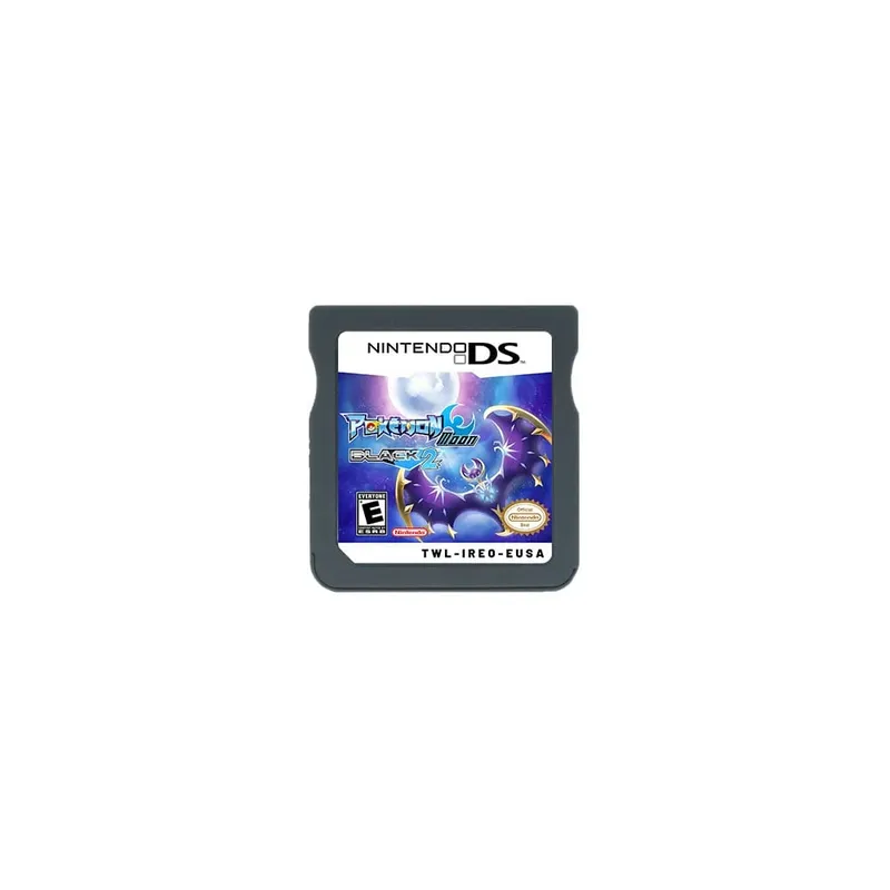 Anime Pokemon-serie NDS Game Cartridge Videogameconsole Moemon Zilver Geel KAIZO MoonBlack2 Hobbycollectie Geschenken Speelgoed — image 8