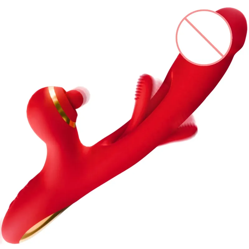 2 em 1 poderoso batendo batendo vibrador feminino para clitóris masturbação aquecimento empurrando vibrador para mulher sext brinquedo para adulto — image 11