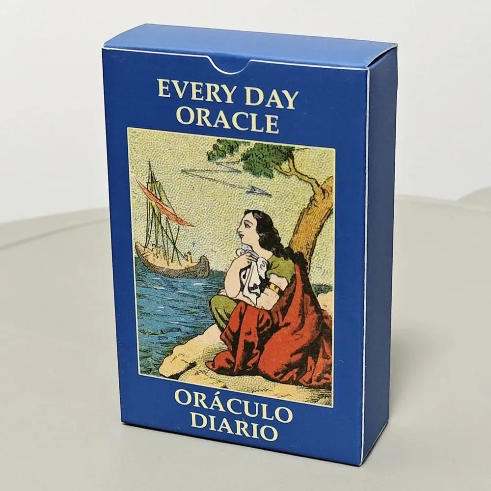 Oracle Sibyl 카드 매일 Oracle Deck Sibilla 파티 게임 카드 게임용 이탈리아어 데크 새해 선물 52 개/대