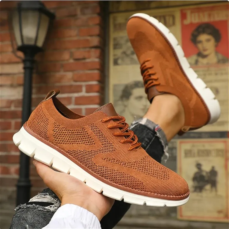 Scarpe da ginnastica causali da uomo all'aperto Leggere e traspiranti Mesh Morbide scarpe da passeggio vendute Comode scarpe alla moda ammortizzanti per uomo — image 9