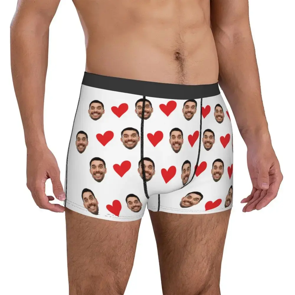 Personalized Face Photo Underwear Custom Heart Boxer Briefs Men Briefs Gift For Husband Anniversary Gift for Dad — image 27