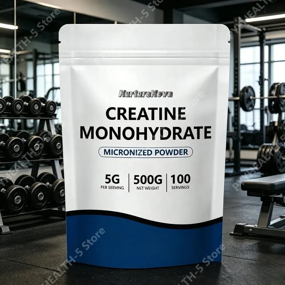 Monohydrat kreatyny w proszku mikronizowany 5 g na porcję 100 CT 500 g masy netto do odżywiania sportowego Wsparcie treningu fitness — image 2