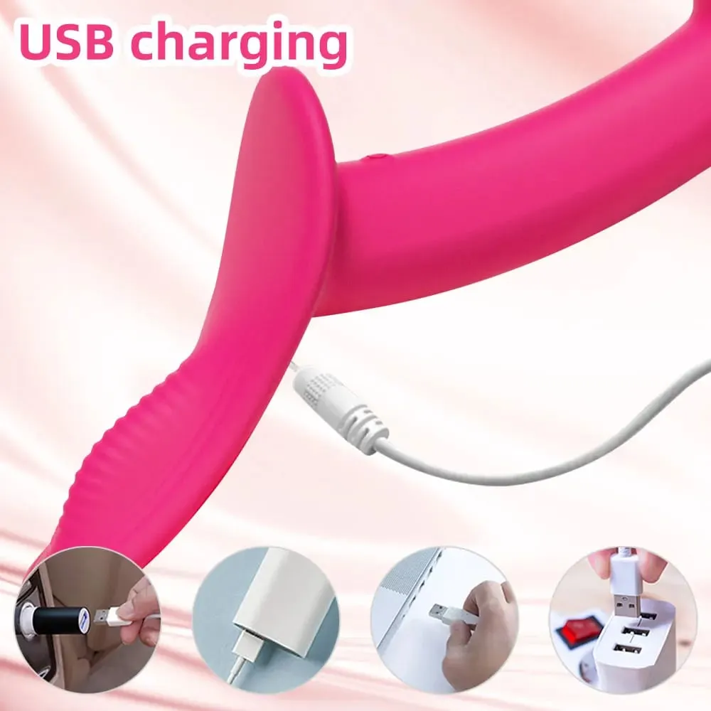 Vibrador vibratório com alça ajustável, vibrador com 10 modos de vibração, brinquedo sexual vestível para casais femininos, lésbicas — image 4