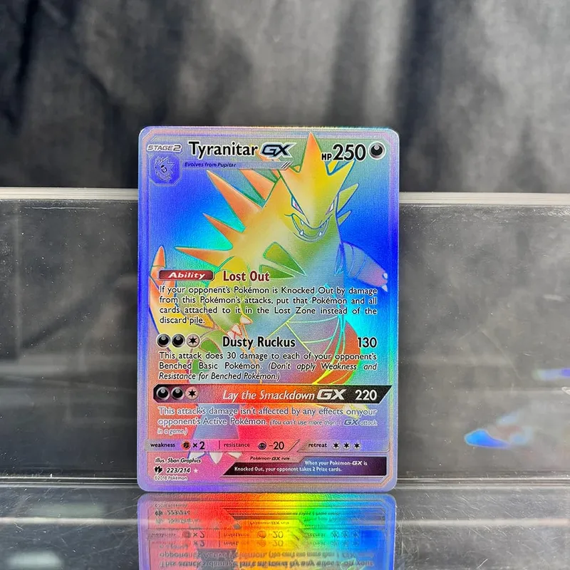 PKM Proxy Thẻ Cổ Điển Charizard Mew Với Ex Đơn Thẻ Bộ Sưu Tập PTCG Suicune Gx Tyranitar Gx Mất Thunder Lá Thẻ — image 21