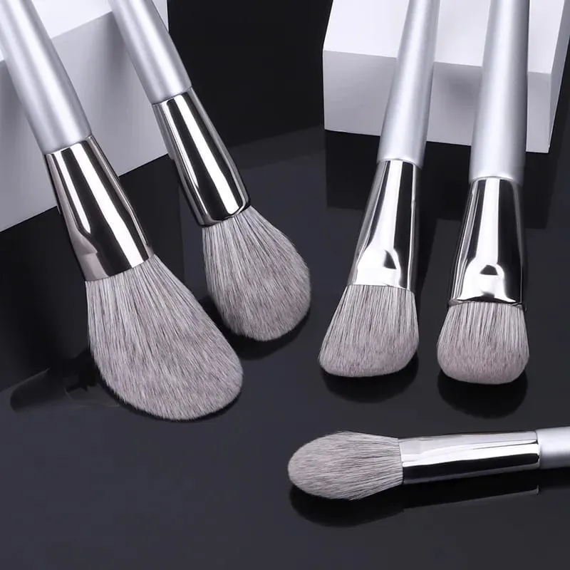 12 ชิ้นชุดแปรงแต่งหน้า Professional Natural Goat Hair Foundation Powder Contour อายแชโดว์คิ้วอายแชโดว์ Lip Make Up Tools — image 2