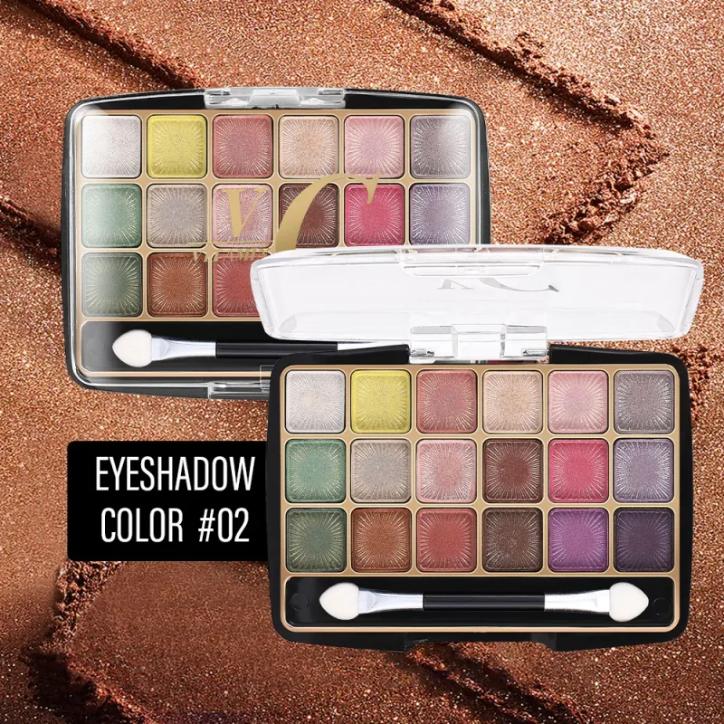 18 Colors Glitter Eyeshadow Palette Long Lasting Korean Eye Makeup Matte Shimmer Pigment Nude Eyeshadow Palette Cosmetics — image 10