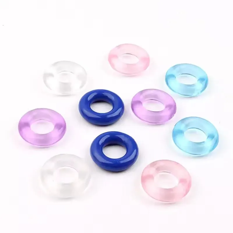 3 Pz/set Anello Del Rubinetto Eiaculazione di Ritardo Anello Del Pene Giocattoli Del Sesso Per Gli Uomini Cazzo Ingrandimento Del Silicone Forniture Per Adulti 18+ Erezione più forte — image 4