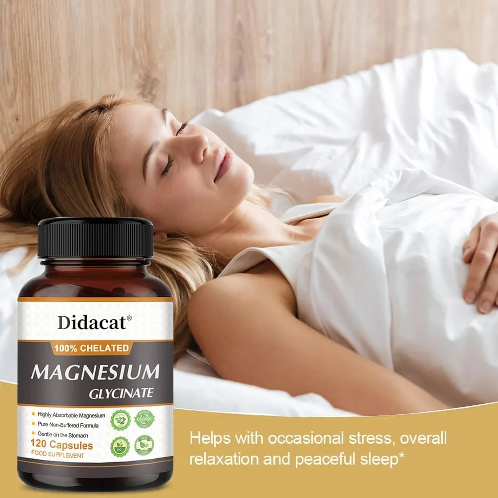 Magnésio Glicina 500mg - Apoia a Função Muscular Melhora a Qualidade do Sono Apoia a Saúde Cardiovascular e Metabólica — image 3