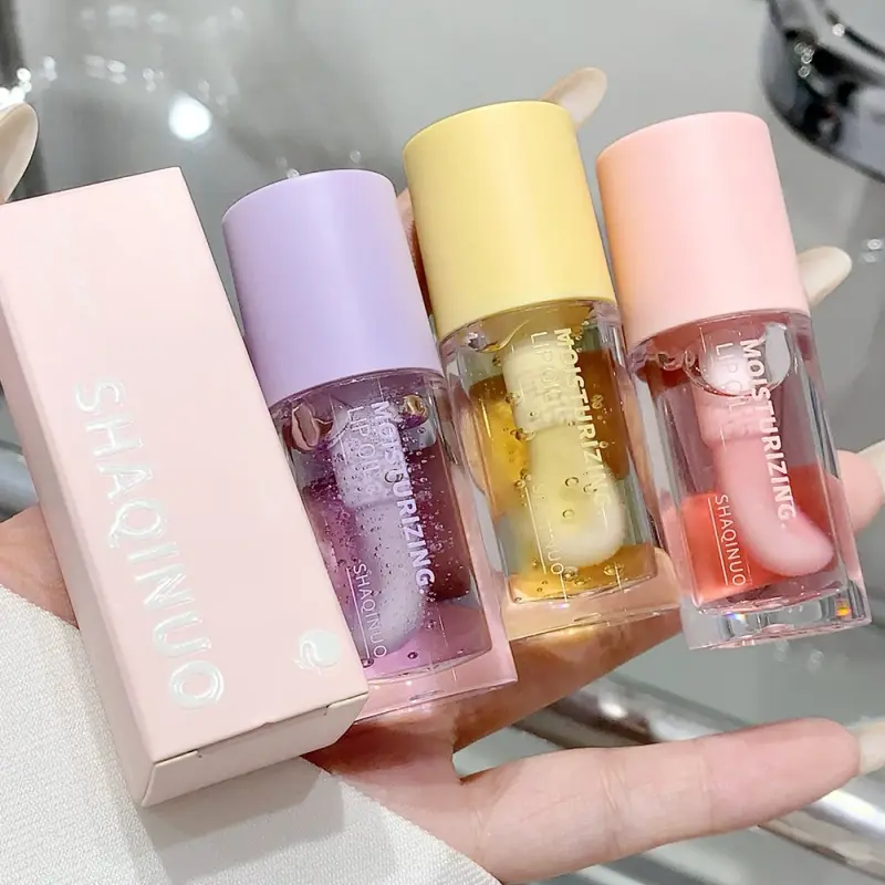 Water Light Lip Gloss Moisturizer Transparent Jelly Mirror Fruit Crystal Lip Oil Clear Hydrating Plumping Korean Lip Care Makeup — image 2