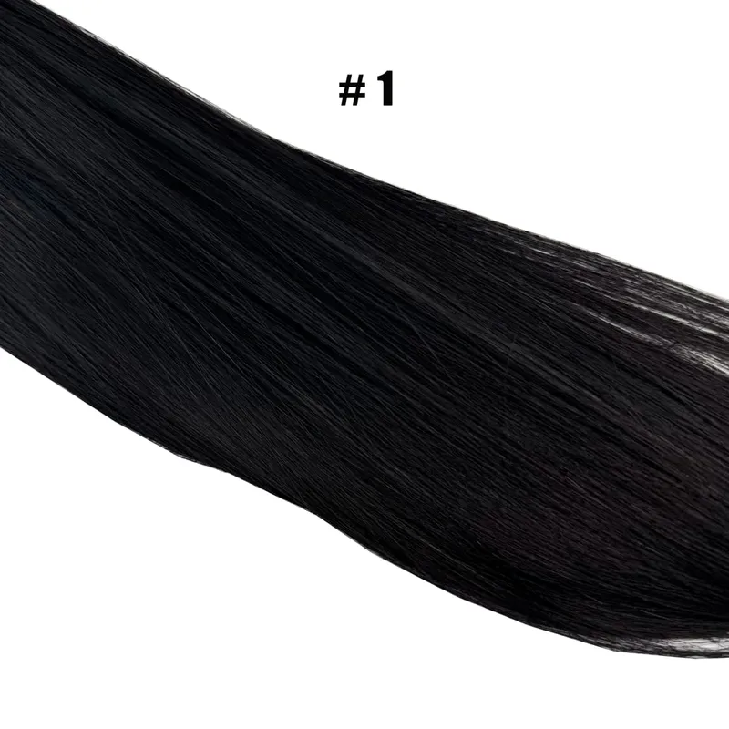 kiikiigirl Korea Beliebte Baumwollschnur Twins Feathers Haarverlängerungen Reines Remy Haar Vorgebundene Haarverlängerungen — image 8