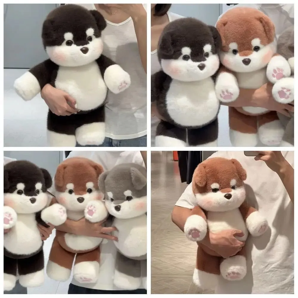 Hadiah Kreatif Bantal Plush Haiwan Boneka Anjing Lembut Sokongan Emosi Bantal Boneka Comel Bantal Plush 17.7 inci — image 1