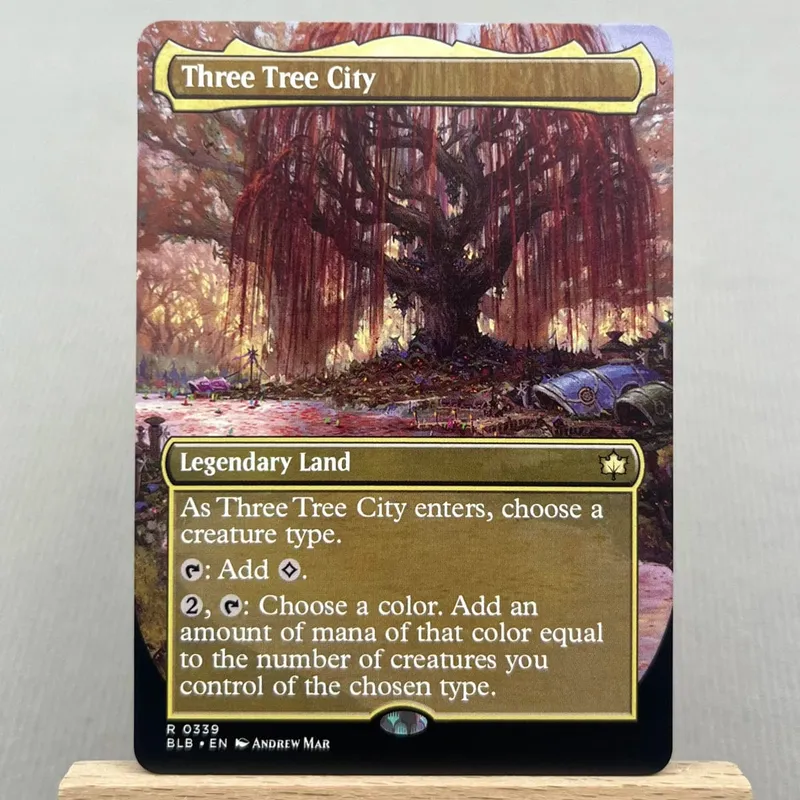 BLB BLC MH3 OTP HOLO7-Ⅰ02 Carte TCG Proxys Three Tree City Ygra Eater of All Maha the Its Feathers Night
