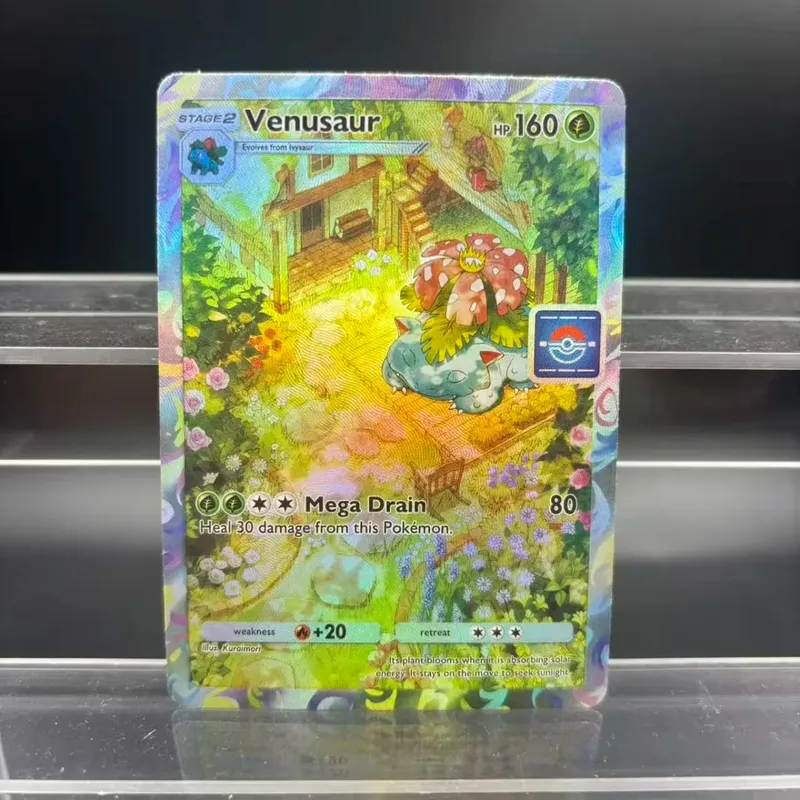 DIY POCKET Collection Cards Blastoise Self Made Single Card Classic Game Anime Card Gavelegetøj — image 7