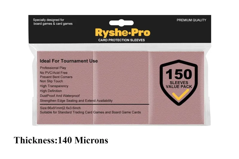 150 PCS พรีเมี่ยมการ์ด 2.6 "x 3.6" ใช้งานร่วมกับขนาดมาตรฐานการ์ดสำหรับ MTG Pokemon TCG การ์ดเบสบอลการ์ดกีฬา — image 14