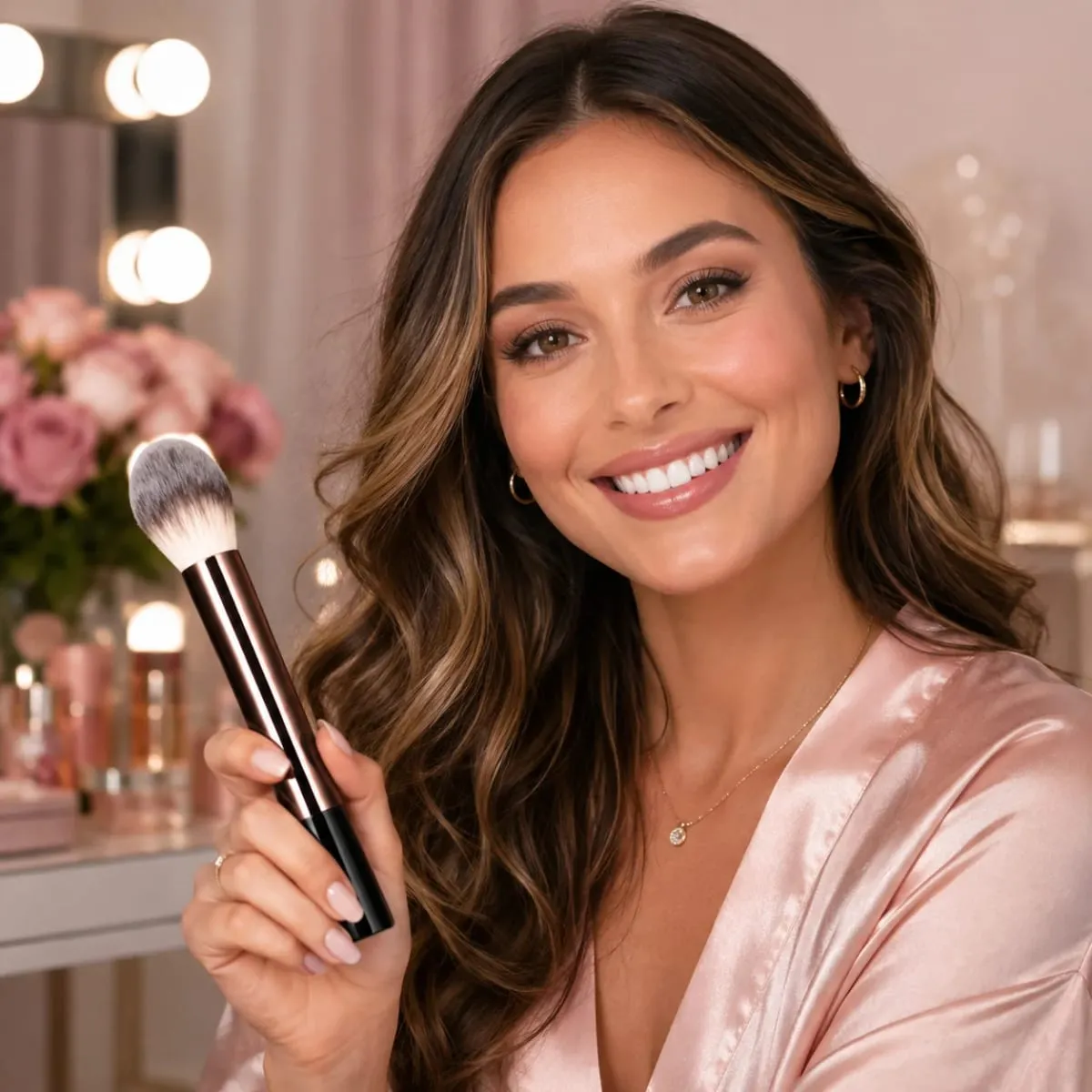 16st mjukt borst Kabuki Blending Makeup Brush Set Foundation Eyeshadow Blush Kosmetiskt verktyg Professionell sminkborste — image 6