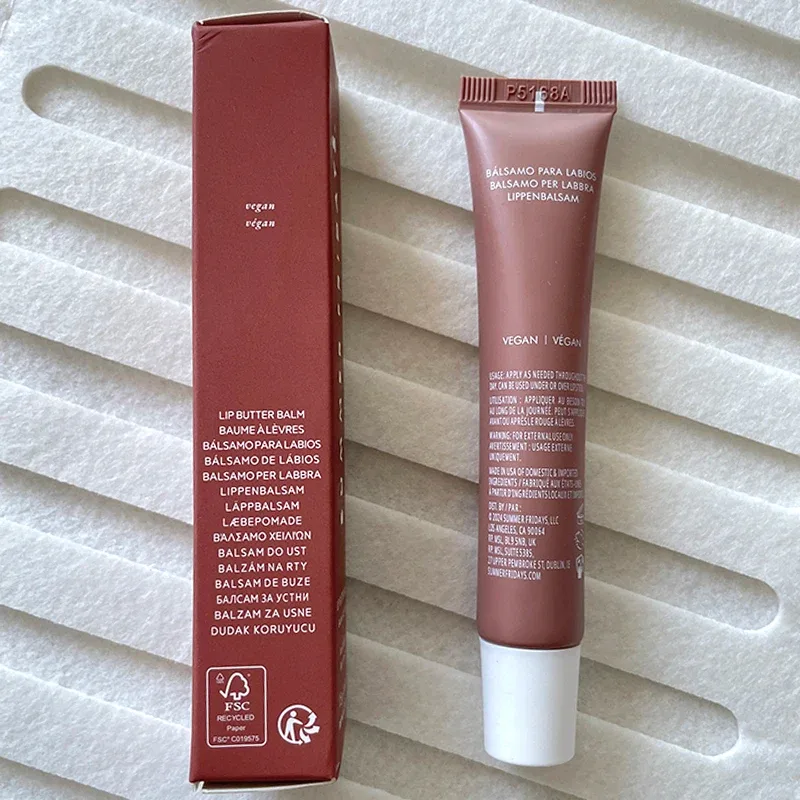 Summer Limited Rho Vanilla Beige LipBalm Set di rossetti trasparenti idratanti Tubo morbido e liscio Specchio per labbra Lucidalabbra Blum per labbra Trucco — image 10