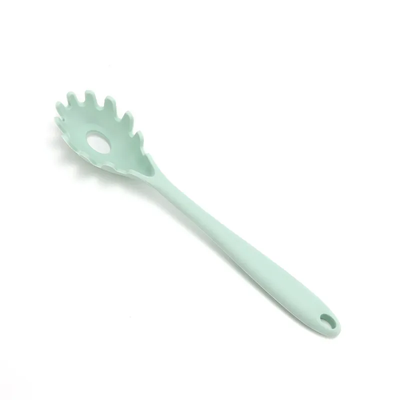 11.2 inch Pasta Vork Premium Siliconen Spaghetti Zeef Hittebestendige Noodlepel Server Food Grade Keuken Koken Gereedschap — image 8