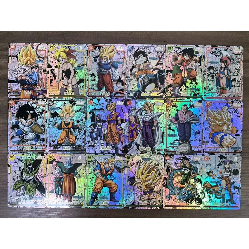 Personaggi anime Dragon Ball Super Bulma Cell Texture abbronzante fatta in casa fai da te Giocattoli di gioco Carta da collezione Regalo di compleanno di Natale — image 14