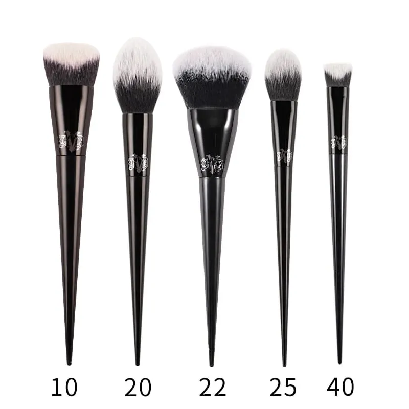 Kat Von D ensemble de pinceaux de maquillage et Kit fond de teint Blush surbrillance correcteur poudre sculptant pinceau fard à paupières marque KVD pinceau de maquillage — image 11