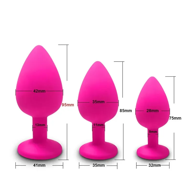 Anal Spielzeug Weiche Silikon Anal Plug Mini Bullet Vibrator Butt Plug Männer Frauen Homosexuell Paare Anal Prostata Stimulator Sex Spielzeug für Erwachsene — image 23