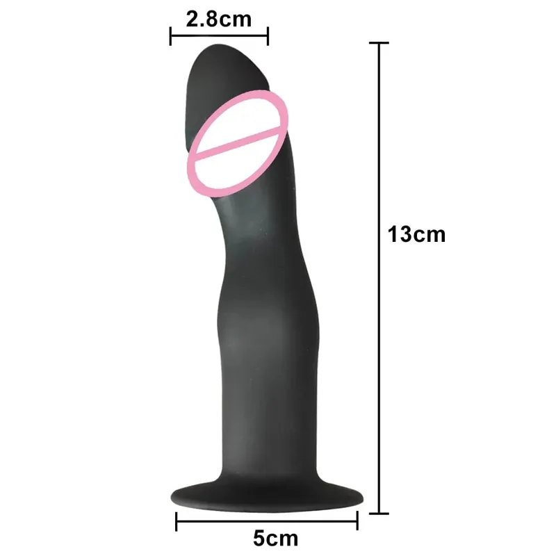 Flexibilní tekuté silikonové dildo pro začátečníky Anální kolík Prosate Massager G Bod Osobní masážní nástroj Přísavka Sexuální hračka pro ženy — image 13