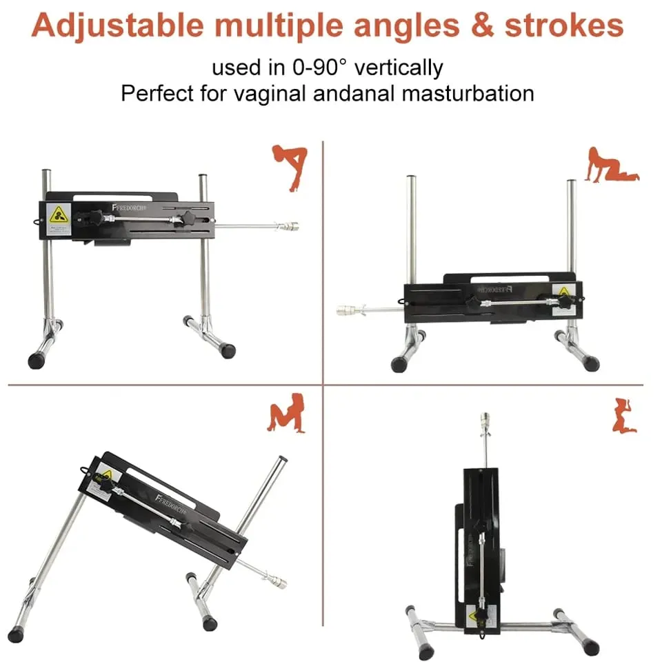 Automatische Sexmaschine für Frauen mit Dildozubehör, Schnellluft-Masturbationsmaschine, 120 Watt Leistung, Teleskop-Sexspielzeug — image 3