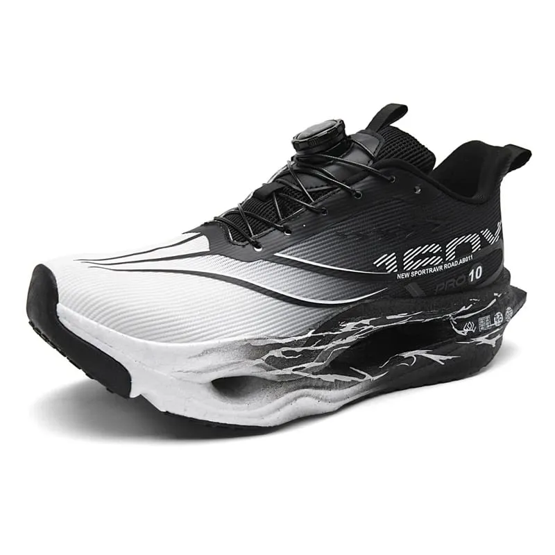 Scarpe da corsa da corsa con piastra in carbonio antiscivolo da uomo cuscino elastico ultraleggero scarpe da ginnastica atletiche scarpe sportive da maratona per allenamento veloce