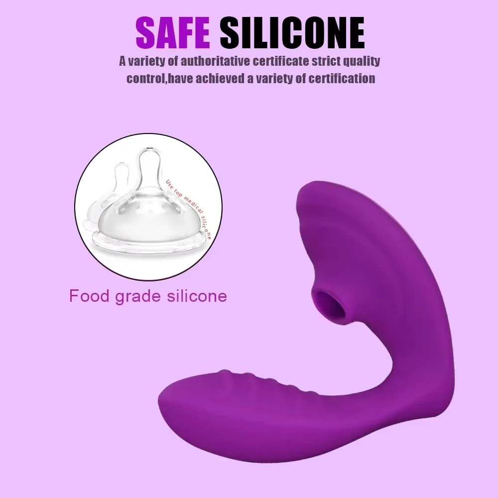 APP บลูทูธช่องคลอด Sucking Vibrator 20 โหมด Vibrating Sucker Oral Sex ดูด Clitoris Stimulator เพศเร้าอารมณ์ของเล่นสำหรับผู้หญิง — image 6