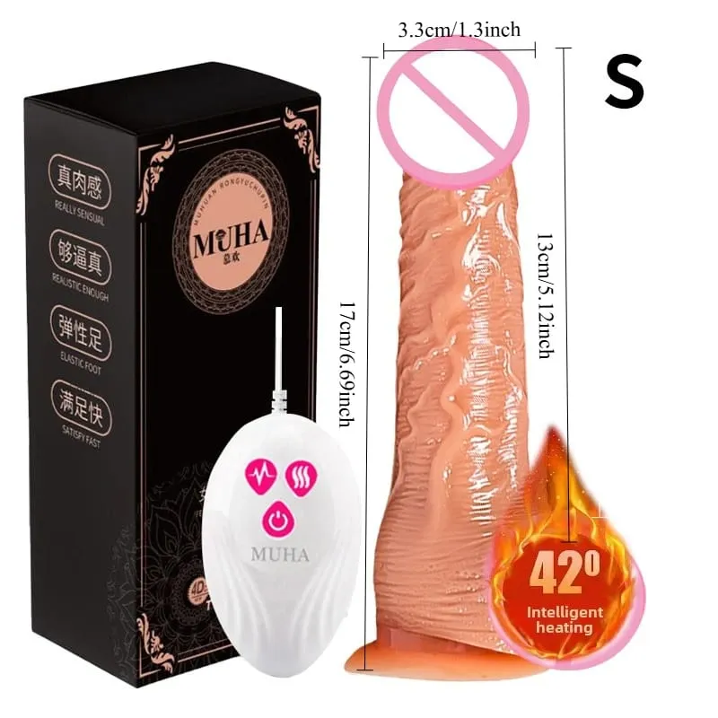 Godemiché réaliste en Silicone souple pour femme, vibromasseur chauffant, point G, vagin, Anal, masseur, grosse bite, jouets sexuels pour femmes de 18 ans et plus