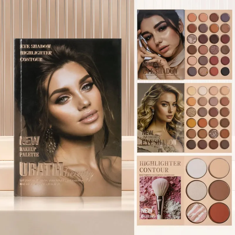 54 สี Professional แต่งหน้า Palette Book เครื่องสำอาง Palette Matte Pearlescent Blush Highlight Contouring เครื่องสำอาง All-in-one — image 8