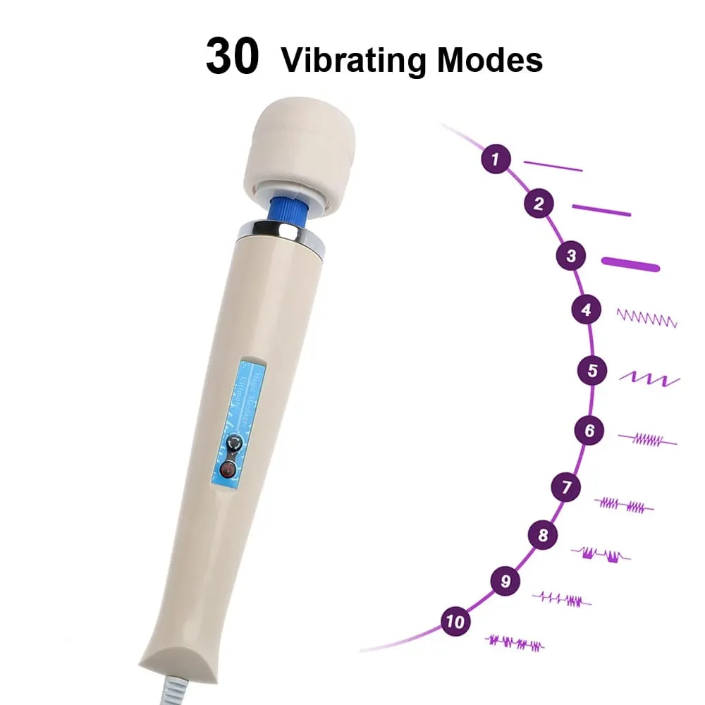 Wired Zauberstab Starke Vibration Große Vibratoren Für Frauen Brustvergrößerung Klitoris Nippel Stimulator Sex Spielzeug Weibliche Masturbator — image 3
