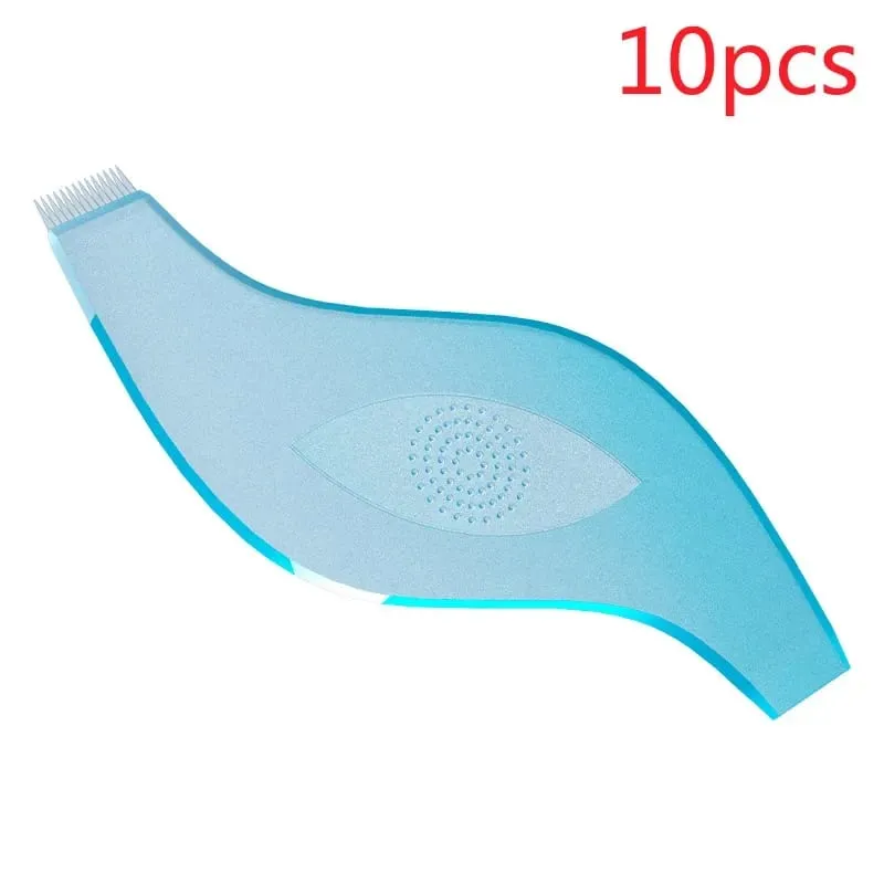 10 stücke Make-Up Wimpern Pinsel Wiederverwendbare Kunststoff Sauberen Kamm S Form Wimpern Heben Curler Wimpern Verlängerung Dauerwelle Wimpern Werkzeug