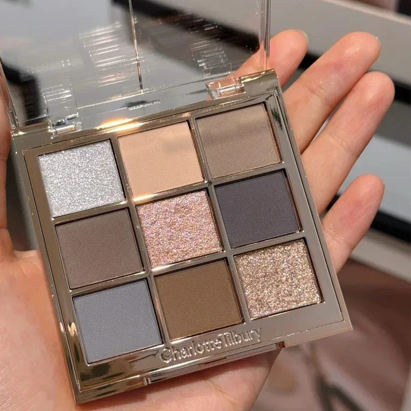 Charlotte Makeup Hadiah Bubuk Perona Pipi & Palet Eyeshadow Seri Kosmetik Mudah Diaplikasikan Pewarna Tahan Lama Concealer Alami Tilbury — image 15