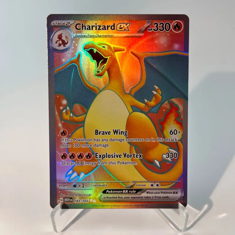 Pokémon 151 PKM Cards PTCG3-D Bulbasaur Squirt Rainbow Gengar ex Holographic Ex GX Rare Collection Battle Toys Hadiah untuk Hobi — image 20