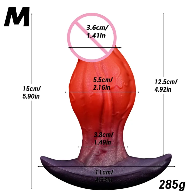 Realistisk Dildo Big Knot Bærbar Anal Plug Flydende Silikone Butt Plug Vaginal Anal Prostata Massage Voksen Sexlegetøj Til Kvinder Mænd — image 8
