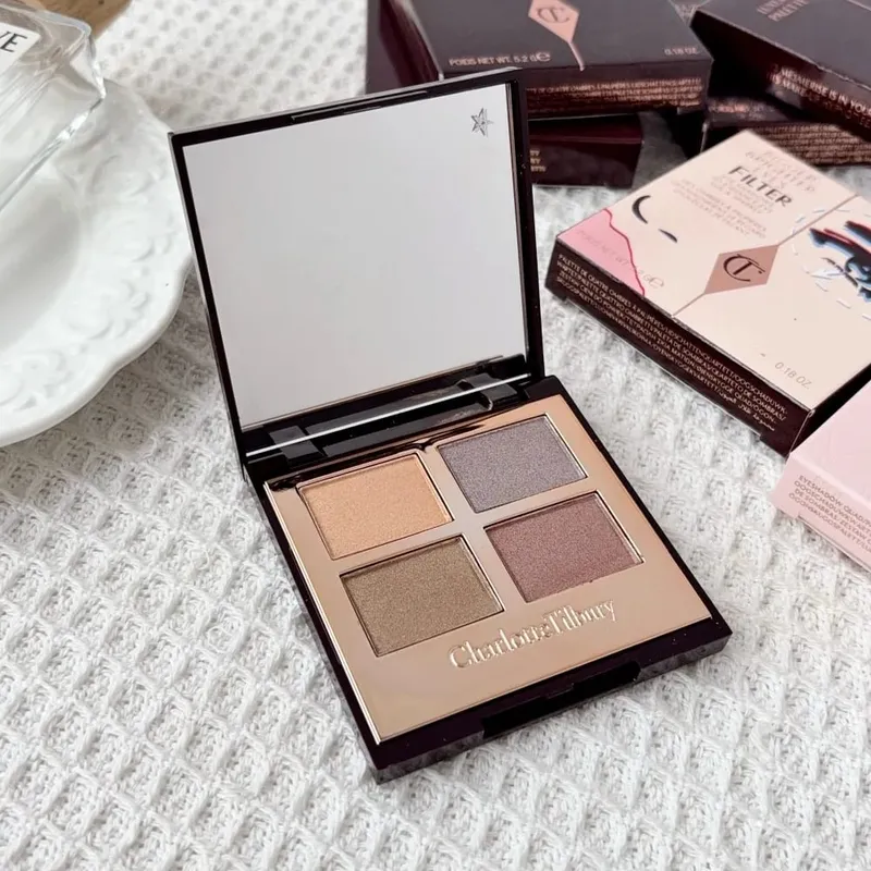 Charlotte Tilbury Luxury Eyeshadow Palette Satin-matte Shimmer and Metallic Finishes Easy-to-use 4-shade CT Eyeshadow Palette — image 11