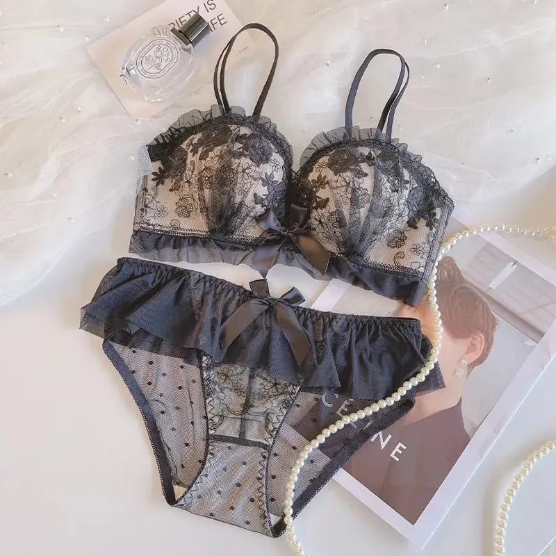 Küçük Göğüsler için Kablosuz Push Up Sütyen Sarkma Önleyici Dantel Bralette Kadın Yastıklı Olmayan İç Giyim Geliştirmek ve Kaldırmak için Konfor Sütyen — image 9
