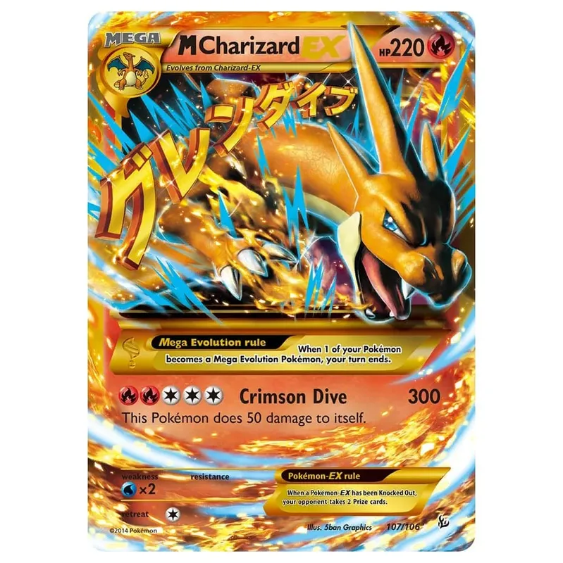 PKM Proxy EX การ์ด HolographicM Charizard-EX/ Mew/Greninja/Pikachu/Charizard/M Charizard/ex PTCG คอลเลกชันเกมการ์ดเกมของเล่น — image 15