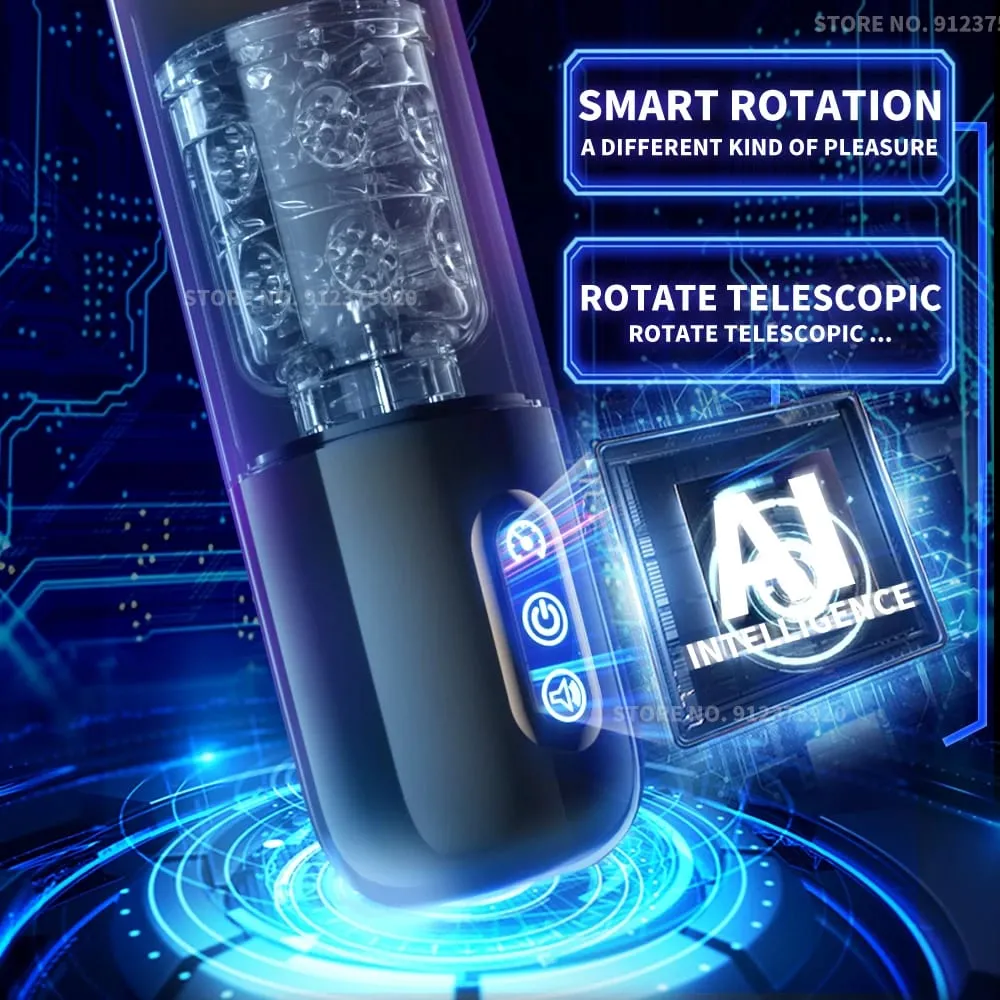 Automatischer männlicher Masturbator, Teleskop-Rotation, Saugen, Blowjob, Penispumpe, Taschenmuschi, Sexspielzeug, Masturbationstasse, Erwachsene für Männer — image 5