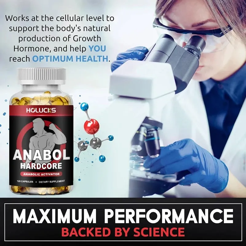 Anabol Hardcore-Ergänzungsmittel steigert die Trainingsenergie, das Muskelwachstum und die Proteinsynthese und bringt die männlichen Hormone ins Gleichgewicht — image 4