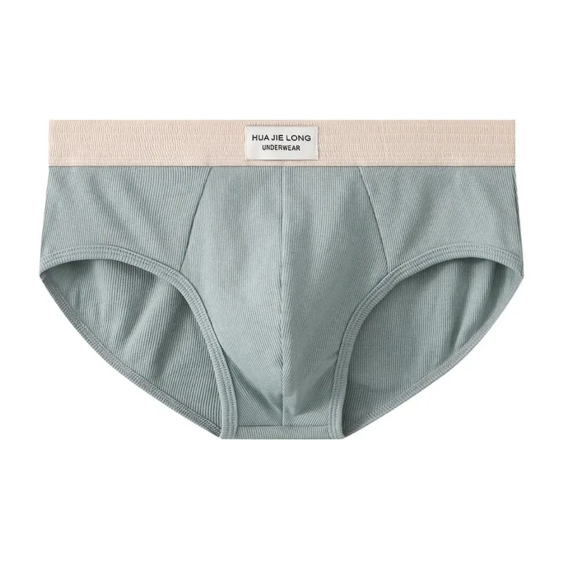 Neue Sexy Weichen Bund Solide Baumwolle Unterwäsche Männer Kurze Atmungsaktive Herren Slips Komfortable Mann Shorts Größe M-3XL B6242 — image 4
