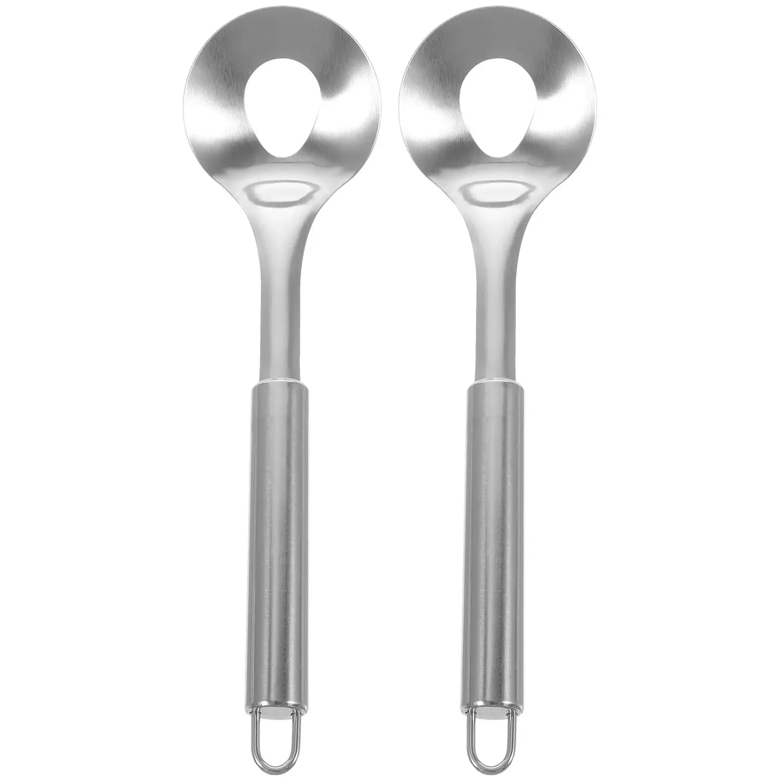 2 Stück Fleischbällchen-Löffel aus 304 Edelstahl mit rundem Griff, Fleischbällchen-Maker, Löffel für Zuhause, Küche, Schaufel, Werkzeuge zur Herstellung von Fleischbällchen — image 4