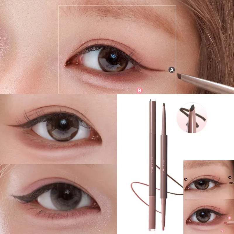 Judydoll Double Ended Eyeliner Lying Silkworm Gel Pen long Lasting Waterproof Non-Smudge Eyeliner Quick Drying Eye Makeup — image 2