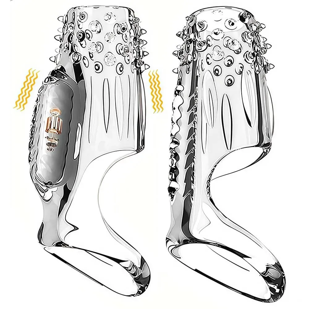 Anneau pénien vibrant pour hommes vibrateur de pénis en Silicone vibrateur Intense pour hommes vibrateur plus long plus fort érection jouets sexuels pour hommes adultes — image 1