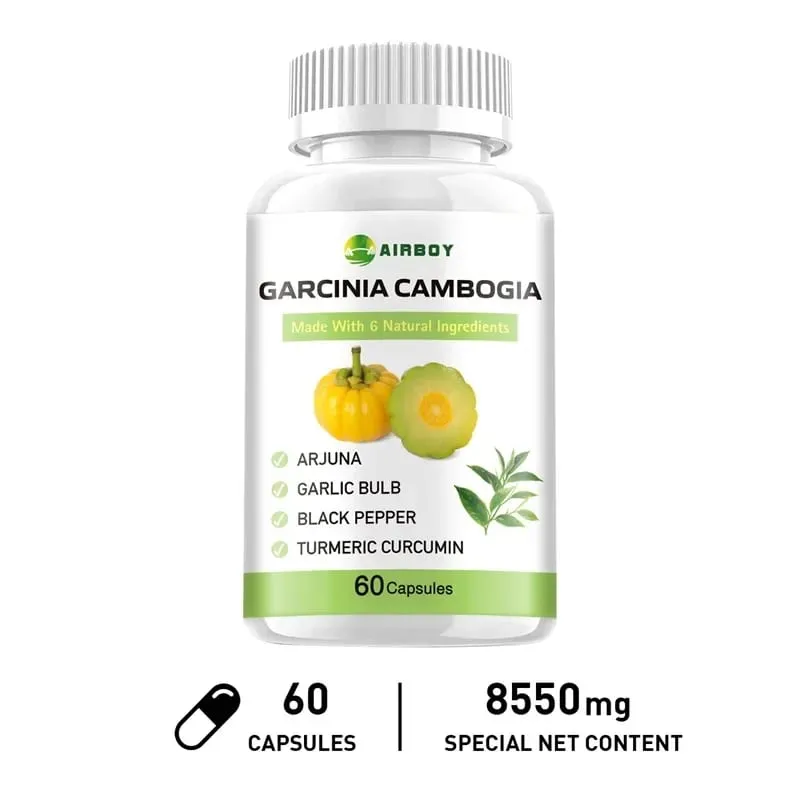 Garcinia Cambogia Capsules - Fat Burning Weight Management Appetite Suppression Metabolism Boosting — image 8