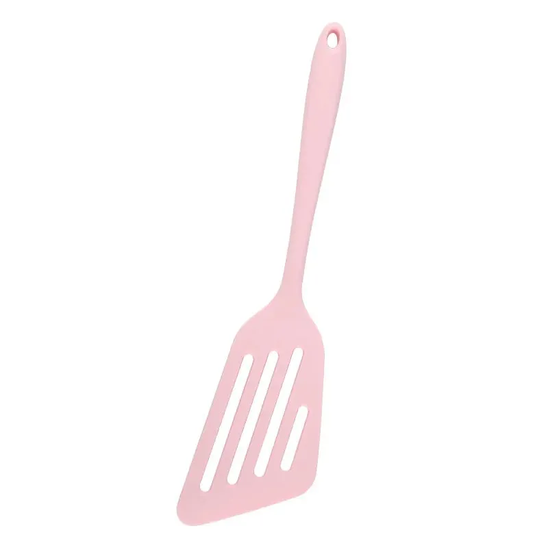 1PCS Küche Nicht-Stick Silikon Spatel Gebratener Fisch und Ei Kochen Auslaufsicher Spatel Hohe Temperatur Silikon geschirr — image 7