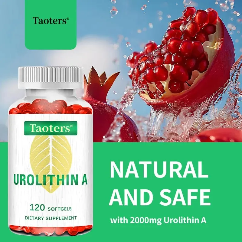 Integratore di Urolitina A 2000MG - Antiossidanti per un invecchiamento sano e supporto energetico cellulare - 30/60/120 Softgel NON OGM — image 4