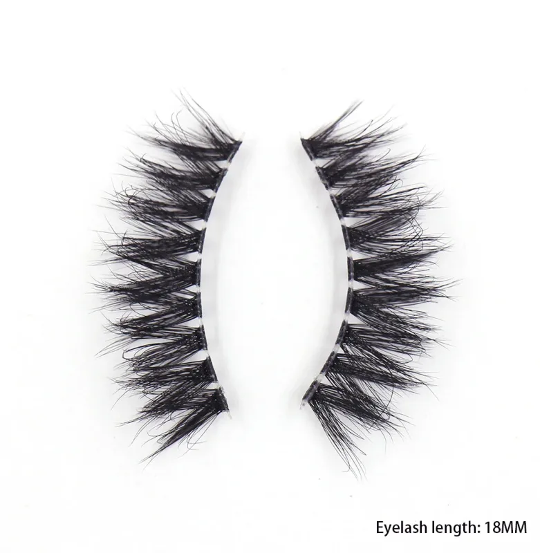 3D Mink Lashes Transparent Band False Eyelashes Natural Fake Eyelash Anime Winged Clear Band Lashes Manga Lashes Makeup — image 24