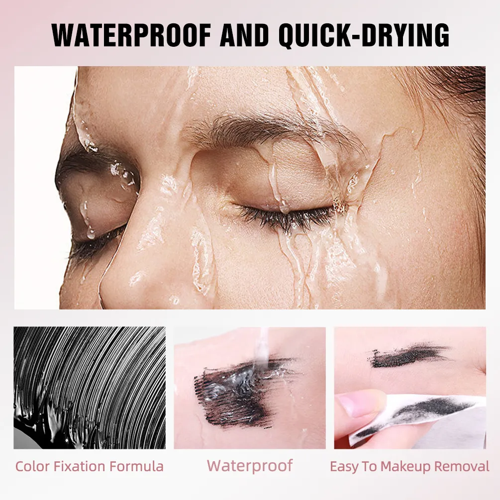 Mascara allongeant les cils, imperméable, longue durée, soyeux, noir, Extension de cils, maquillage, beauté des yeux, cosmétique coréen — image 4