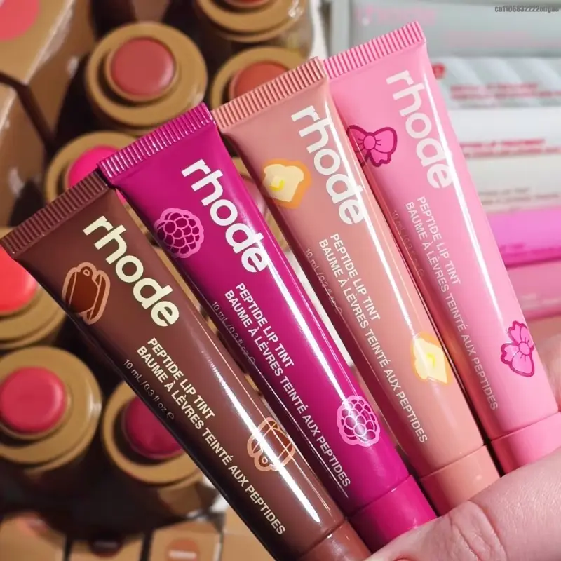 Rhodeskin Spring Lip Gloss Lip Balm Smoothing Lipstick Lines Lasting Nourishing Women Daily Care Makeup Moisturizer Blush Girl — image 2